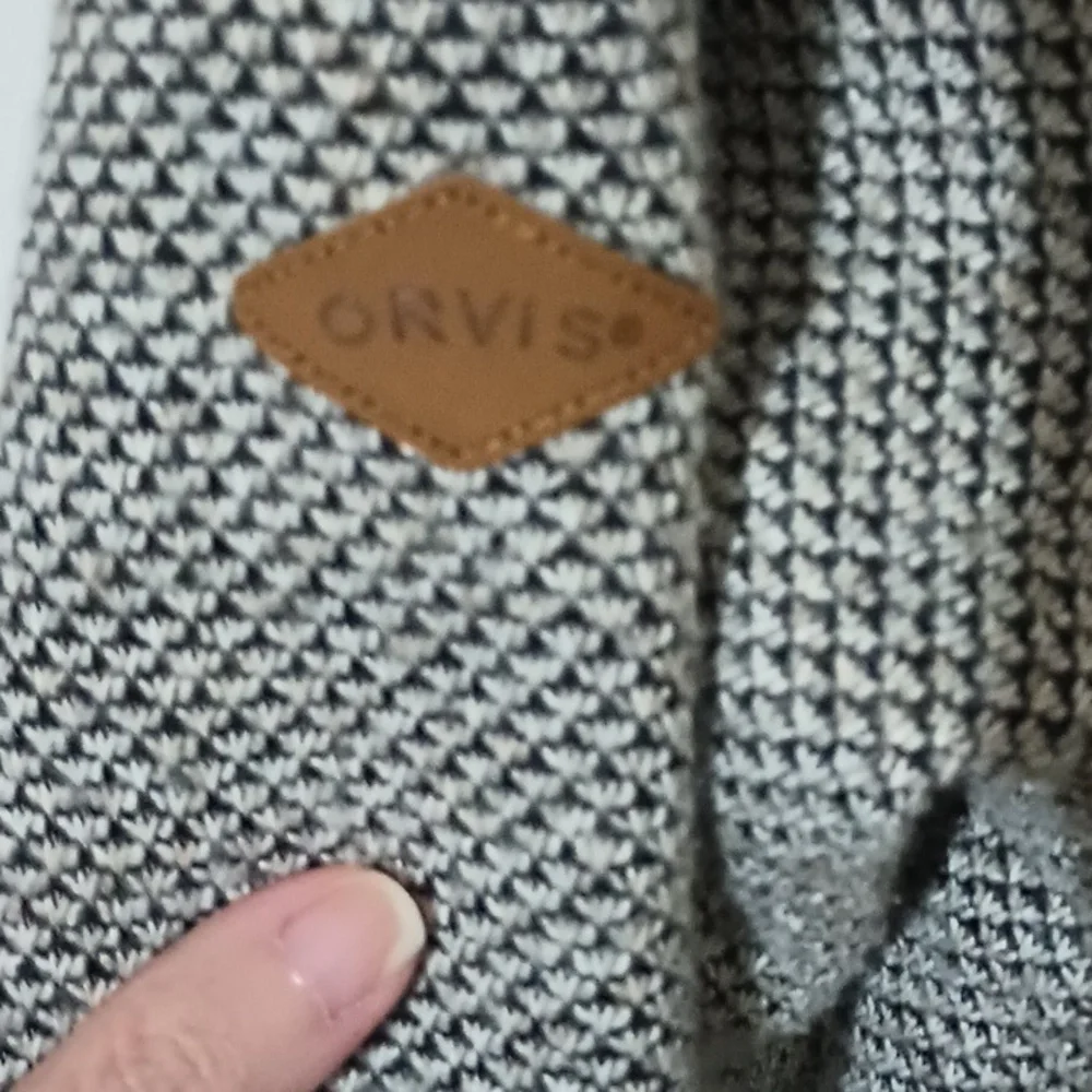 Orvis Men's Quarter Zip High Neck Sherpa Lined Pullover Size Medium